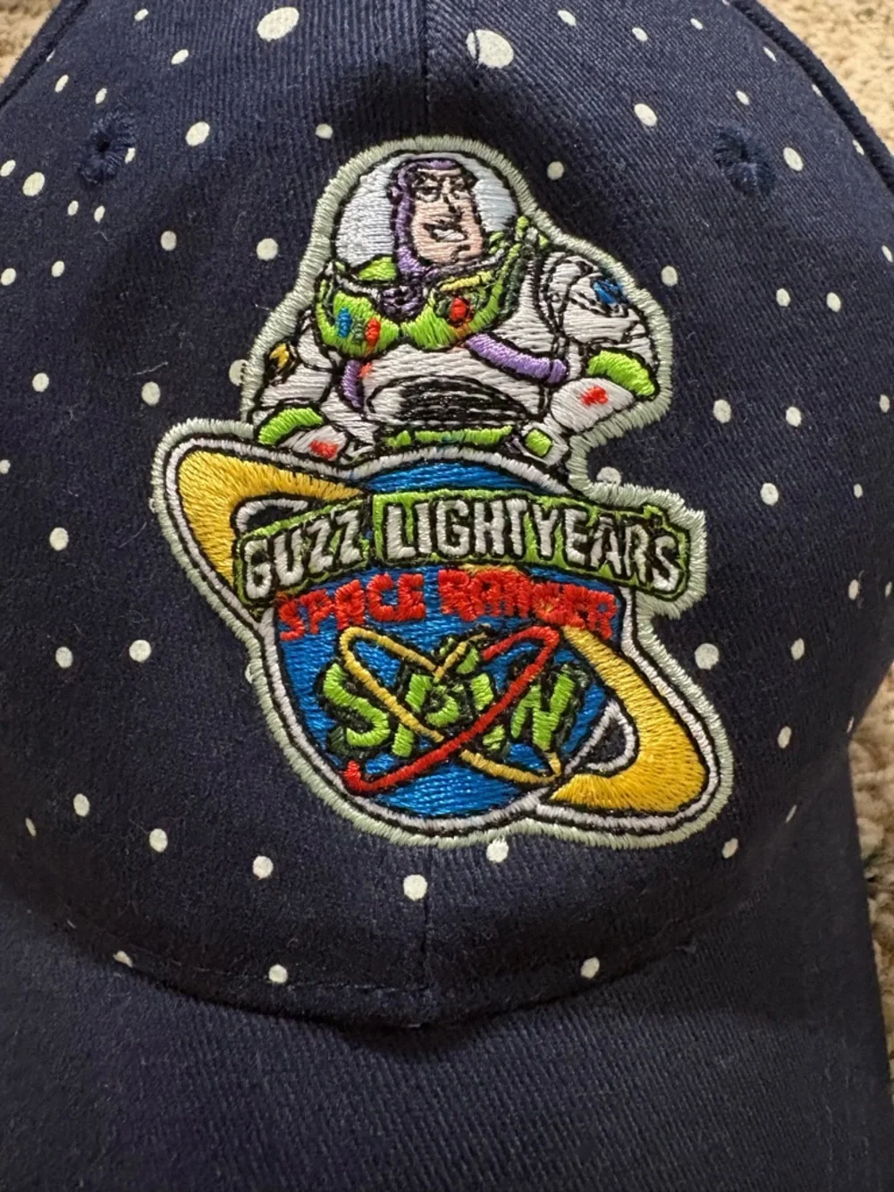 Disney Buzz Lightyear Embroidered Space Ranger Spin Youth Baseball Cap